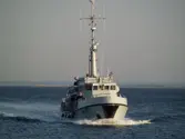 Navy vessel at sea 